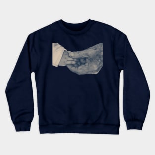 Old hand and new hand Crewneck Sweatshirt